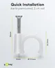 goobay clip per cavo bianco 10 mm (100 pezzi) Anteprima dell’immagine prodotto 5