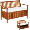 vidaXL Banc de rangement de jardin en bois d'acacia massif Voir les images du produit 23