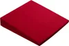 A red wedge pillow is shown from a diagonal angle against a white background. Produktbild-Vorschau