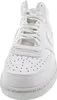 A close-up, front-facing view of a white Nike Court Vision Mid sneaker. Náhľad obrázku produktu