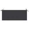 vidaXL Banc de jardin pliable avec support 118 cm bambou Voir les images du produit 5