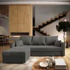 Masseno Ecksofa NIDA mit Schlaffunktion L-Form, Sofa mit Produktbild-Vorschau 4