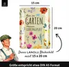LANOLU Retro Blechschild Ab hier lächeln, Blechschilder Produktbild-Vorschau 3