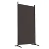 "im  " 5-tlg. Paravent Braun 433x180 cm Stoff - Paravents Produktbild-Vorschau 6