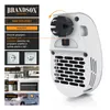 Brandson, topný ventilátor do zásuvky, 500 W, s dálkovým Náhled obrázku produktu 4