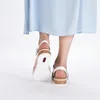 Rieker Damen Keil-Sandaletten Weiß Voir les images du produit 41