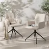 home24 Gartenstuhl mit Armlehnen - Stahl / Polyester Produktbild-Vorschau 2