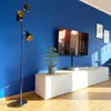 Stojaca lampa, čierno-zlatá Náhľad obrázku produktu 4