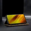 Xiaomi Poco X3 NFC Pouzdro, Kožené Peněženkové Pouzdro s Náhled obrázku produktu 4
