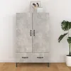 vidaXL Highboard Betongrau 70x31x115 cm Holzwerkstoff -  Produktbild-Vorschau 2
