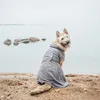 Rukka Pets Micro-Light-Bademantel graphite, Größe: L / Produktbild-Vorschau 5