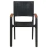 The Living Store 9-tlg. Garten-Essgruppe Schwarz Produktbild-Vorschau 7