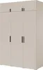 Kleiderschrank, Drehtürenschrank Kaschmir mit Ablageflächen und Kleiderstangen Breite 150 cm Produktbild-Vorschau