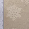 SCHÖNER LEBEN. Tischdecke Eiskristalle gold beige Größe Produktbild-Vorschau 5
