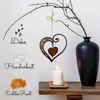 Rostikal Deko Herz 16 x 15 cm zum Hängen Rost Hochzeit Produktbild-Vorschau 3