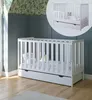 ZEE BAMBI Lettino Bambini Bianco 120x60 cm 2in1 con Anteprima dell’immagine prodotto 1