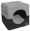 Dehner katten- en hondenhut Luca 2-in-1, afmetingen Productafbeelding-voorbeeld 1