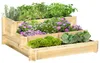 Outsunny Hochbeet, 3-stufige Blumenkasten mit Produktbild-Vorschau 1
