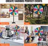 VEVOR 91 cm koleso šťastia s 18 priehradkami, ruleta s Náhľad obrázku produktu 6