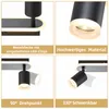 ZMH lampa sufitowa LED reflektor sufitowy 2 płomienna lampa Podgląd zdjęcia produktu 3