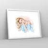 Gerahmtes Poster - Weißer Rahmen - Nachdenklich Frau Blond Produktbild-Vorschau 8
