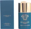 A product shot of a Versace Eros deodorant stick and its packaging against a white background. Podgląd zdjęcia produktu