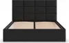 Polsterbett 140x200 cm mit Lattenrost, stabiles Doppelbett Produktbild-Vorschau 4