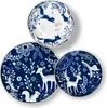 Excelsa Set de vaisselle 18 pièces Suomi Porcelaine Bleu Voir les images du produit 2