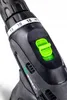 A close-up view of the handle and controls of a black power drill. Náhľad obrázku produktu