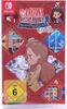 The image shows the front cover of a Nintendo Switch game case for Layton's Mystery Journey: Katrielle and the Conspiracy of Millionaires - Deluxe Edition. Produktbild-Vorschau