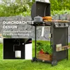 Plynový gril Outsunny 7 KW s grilovacím vozíkem včetně 3 Náhled obrázku produktu 7