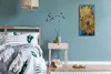 Küche Wohnzimmer Wand Leinwand Uhr 30x60 Zwei geschnittene Produktbild-Vorschau 4