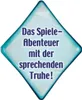 A diamond-shaped graphic with text on it, likely for marketing purposes. Produktbild-Vorschau