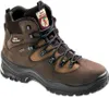 A single brown hiking boot is shown against a white background. Produktbild-Vorschau
