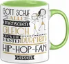 Hip-Hop-Fan Geschenk Becher Tasse Gott Schuf Alle Menschen Produktbild-Vorschau 1