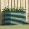 vidaXL Hochbeet Grün 160 x 80 x 81 cm Stahl Produktbild-Vorschau 2