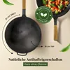 Unser runder eingebrannter pasoli Wok 30cm, Produktbild-Vorschau 3