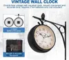 Oboustranné vintage nádražní hodiny - retro styl - 1 kus - Náhled obrázku produktu 4