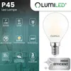 LUMILED LED 6er Set Golfball Lampe P45 E14 Ultraeffizient  Produktbild-Vorschau 2
