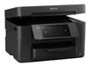 A black Epson WorkForce Pro WF-4820DWF printer is shown from a slightly elevated front-left angle against a white background. The scanner lid is open. Náhled obrázku produktu