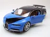Bburago 1:18 Plus Bugatti Chiron modrá Podgląd zdjęcia produktu 12