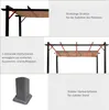 Outsunny Pergola Pavillon mit einstellbarem Stoffdach 3 x Produktbild-Vorschau 6