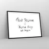 Gerahmtes Poster - Schwarzer Rahmen - Motto Gedanke positiv Produktbild-Vorschau 8
