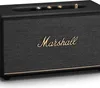 A close-up studio shot of a black Marshall Bluetooth speaker. Produktbild-Vorschau