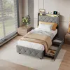 Čalouněná postel ProximaX 90 x 200 cm s LED osvětlením a Náhled obrázku produktu 12