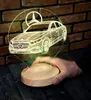 Automobil 3D Nachttischlampe Geschenke für Autofans Gravur Produktbild-Vorschau 6