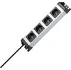 KOPP bloc multiprise POWERversal, 4x, argent/noir Voir les images du produit 1