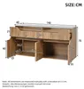 STILVORA Sideboard mit gehärteter Glasplatte, Kommode mit 2 Produktbild-Vorschau 7