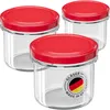 WELLGRO 50x Einmachgläser mit Schraubdeckel rot - 235ml Produktbild-Vorschau 1