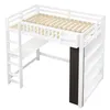 Merax Etagenbett Hochbett 140x200 cm, Kinderbett Jugendbett Produktbild-Vorschau 11